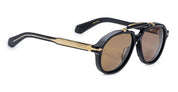 Ottica Mondello Roma - Jacques Marie Mage - JMMITR-11D - AYRTON SENNA BY JMM: 1991 in ECLIPSE 2 - Acetate - shape Pilot - Black - EYEWEAR - SUNGLASSES - Unisex,Uomo,Donna,Women,Men - lens Brown - Made In Japan