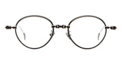 Ottica Mondello Roma - Kuboraum - KROH67RH000000OP - MASK H67 RH - DARK GUNMETAL RX - Titanium - shape Round - grey - EYEWEAR - EYEGLASSES - Unisex,Uomo,Donna,Women,Men - lens Clear - Made In Italy