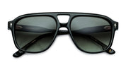 Ottica Mondello Roma - Jacques Marie Mage - JMMON-1N - LEONARD - VIPER - Acetate - shape Aviator - Black - EYEWEAR - SUNGLASSES - Unisex,Uomo,Donna,Women,Men - lens Gradient green - Made In Japan