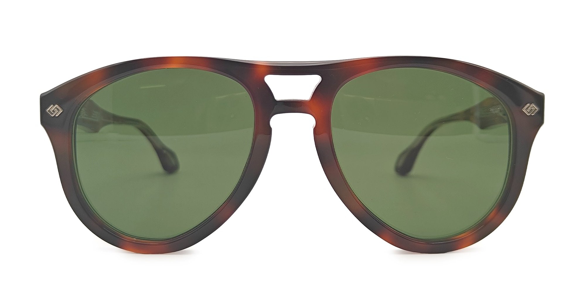 Ottica Mondello Roma - Daizo - A-AVR001e-H1-PG01 - JUN - HAVANA CLASSIC / GREEN LENS - Acetate - shape  - Havana - EYEWEAR - SUNGLASSES - Unisex,Uomo,Donna,Women,Men - lens  - Made In Japan