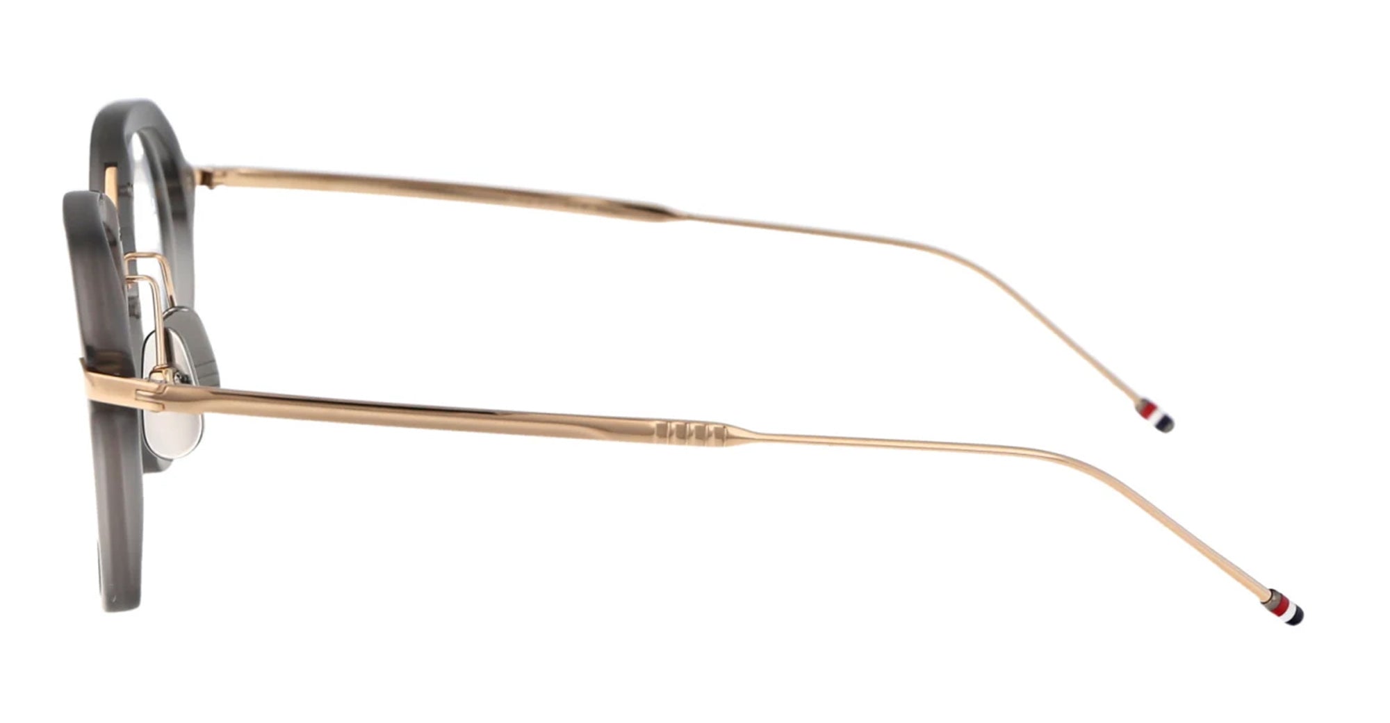 Ottica Mondello Roma - Thom Browne - UEO421A-G0003-060-51 - ROUND - LIGHT GREY RX - Acetate - shape Round - grey - EYEWEAR - EYEGLASSES - Uomo,Men - lens Clear - Made In Japan