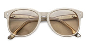 Ottica Mondello Roma - Jacques Marie Mage - JMMKAY-14R - SUEDE COLLECTION: KAY - SUN SUEDE - Acetate - shape Round - beige - EYEWEAR - SUNGLASSES - Donna,Women - lens yellow - Made In Japan