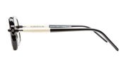 Ottica Mondello Roma - Kuboraum - KRS0P2BYB000002M - MASK P2 - BLACK / IVORY - Acetate - shape Rectangular - black, ivory - EYEWEAR - SUNGLASSES - Donna,Women - lens light brown - Made In Italy
