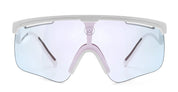 Ottica Mondello Roma - Alba Optics - 8050054518626 - DELTA - WHITE / VZUM F-LENS FIRE - Tr90 - shape Mask - White - EYEWEAR - SUNGLASSES - Unisex,Uomo,Donna,Women,Men - lens red - Made In Italy