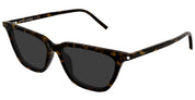 Ottica Mondello Roma - Saint Laurent - SL 890 BETTY THIN-002 - SL 890 BETTY THIN-002 - HAVANA / GREY LENS - Acetate - shape Squared - Havana - EYEWEAR - SUNGLASSES - Donna,Women - lens Grey - Made In Japan