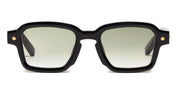 Ottica Mondello Roma - John Dalia - P07-C106 - PROJECT 07 - C106 Shiny Black / Yellow Gold - Acetate - shape Squared - Black, gold - EYEWEAR - SUNGLASSES - Unisex,Uomo,Donna,Women,Men - lens Gradient green - Made In France