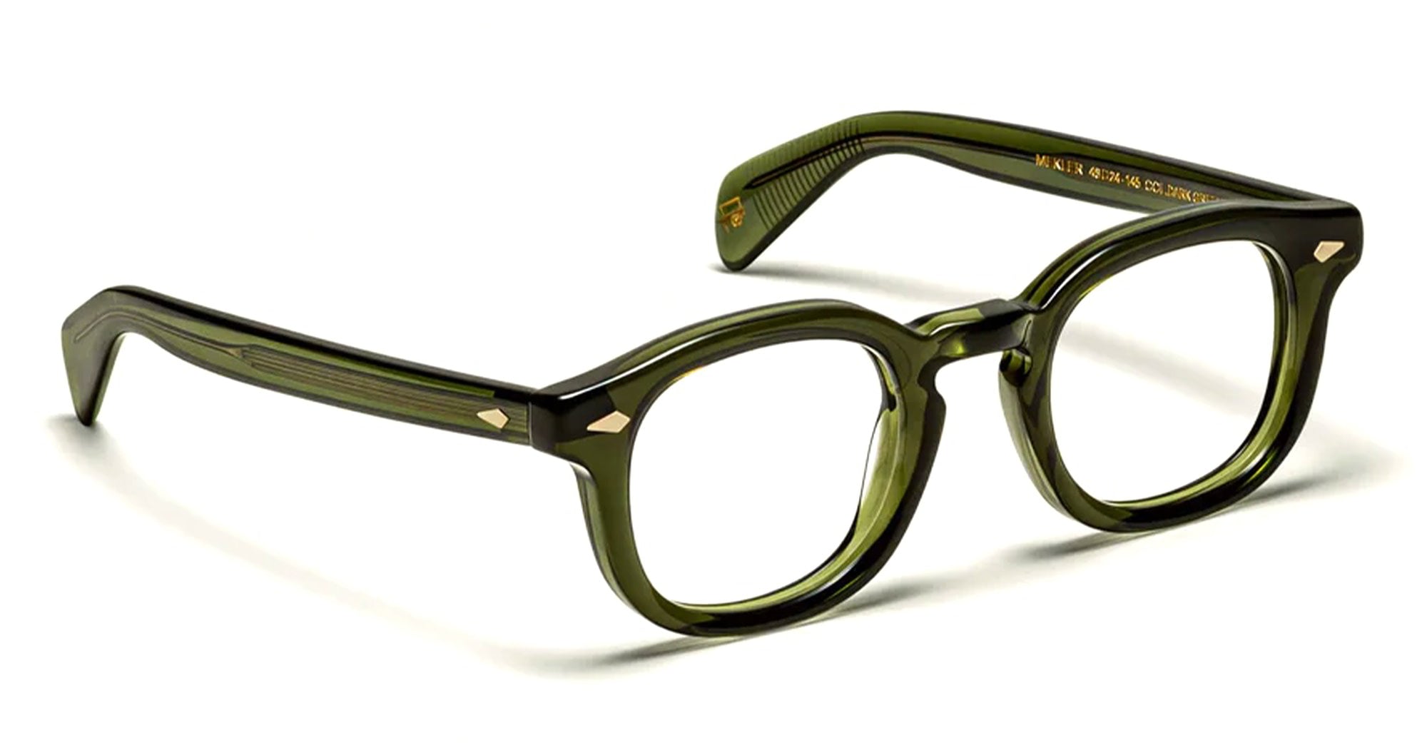 Ottica Mondello Roma - Moscot - OR-MEK-O46240405-01 - MEKLER (46) - DARK GREEN RX - Acetate - shape  - green - EYEWEAR - EYEGLASSES - Unisex,Uomo,Donna,Women,Men - lens  - Made In China