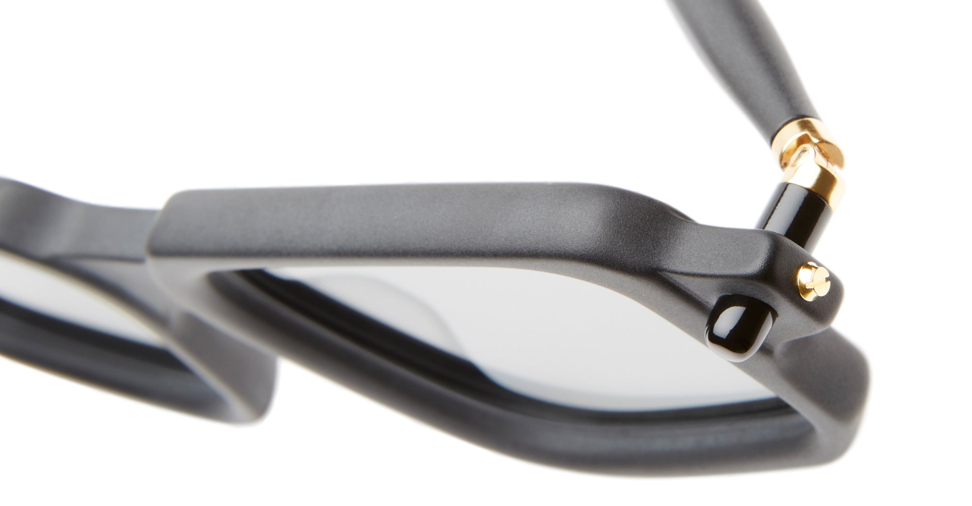Ottica Mondello Roma - Kuboraum - KRSP23BM0000002F - MASK P23 - BLACK MATT - Acetate - shape Rectangular - Black - EYEWEAR - SUNGLASSES - Unisex,Uomo,Donna,Women,Men - lens light grey - Made In Italy