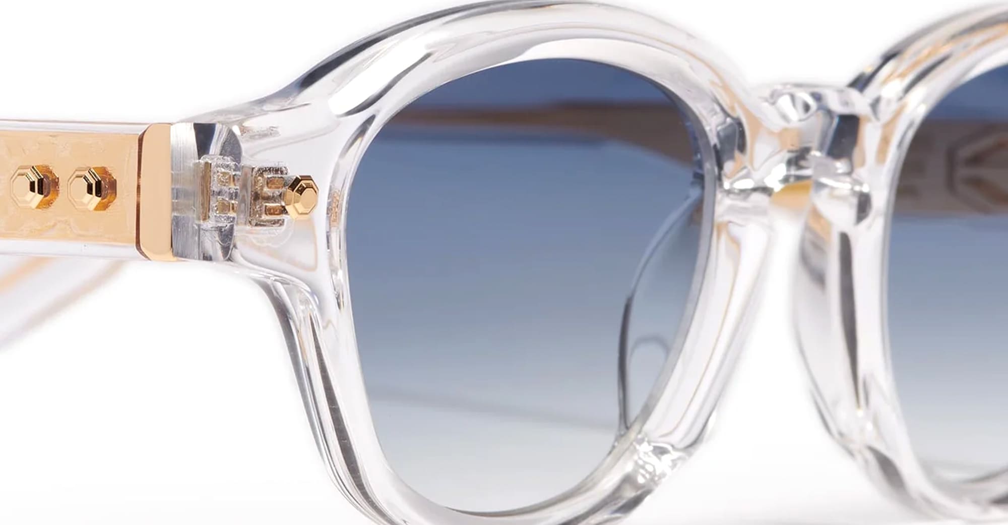 Ottica Mondello Roma - John Dalia - P10-C190 - PROJECT 10 - C190 Crystal / Yellow Gold - Metal - shape  - transparent, gold - EYEWEAR - SUNGLASSES - Unisex,Uomo,Donna,Women,Men - lens  - Made In France