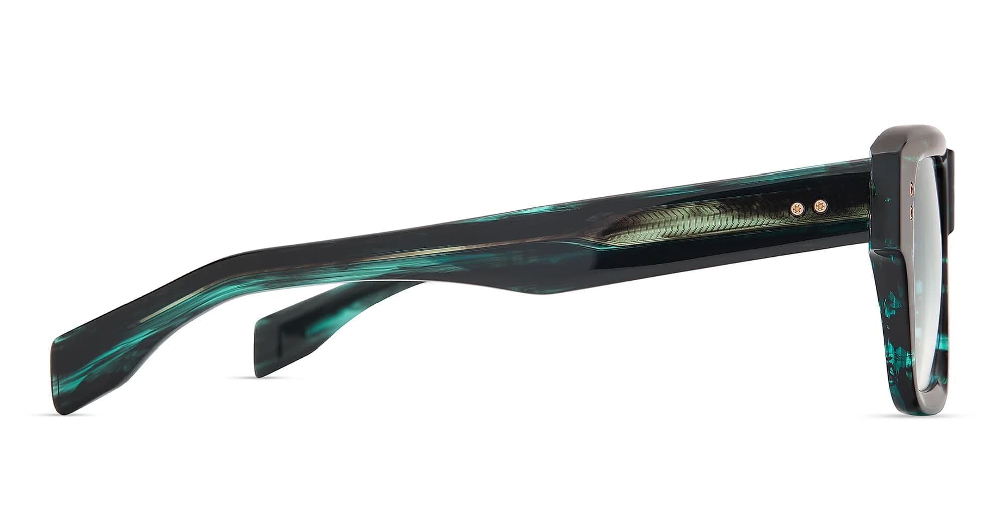 Ottica Mondello Roma - DITA - DTS751-A-02 - ELIUX - STORM SWIRL - Acetate - shape Squared - green - EYEWEAR - SUNGLASSES - Unisex,Uomo,Donna,Women,Men - lens Gradient green - Made In Japan