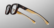 Ottica Mondello Roma - Jacques Marie Mage - JMMSTWRX-18Q - STEWART - ETNA RX - Acetate - shape Squared - Havana - EYEWEAR - EYEGLASSES - Unisex,Uomo,Donna,Women,Men - lens Clear - Made In Japan