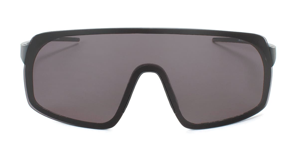  SMOKE - Carbon fiber, grilamid - shape Mask - Black - EYEWEAR - SUNGLASSES - Uomo,Men - lens grey smoke - Made In Italy