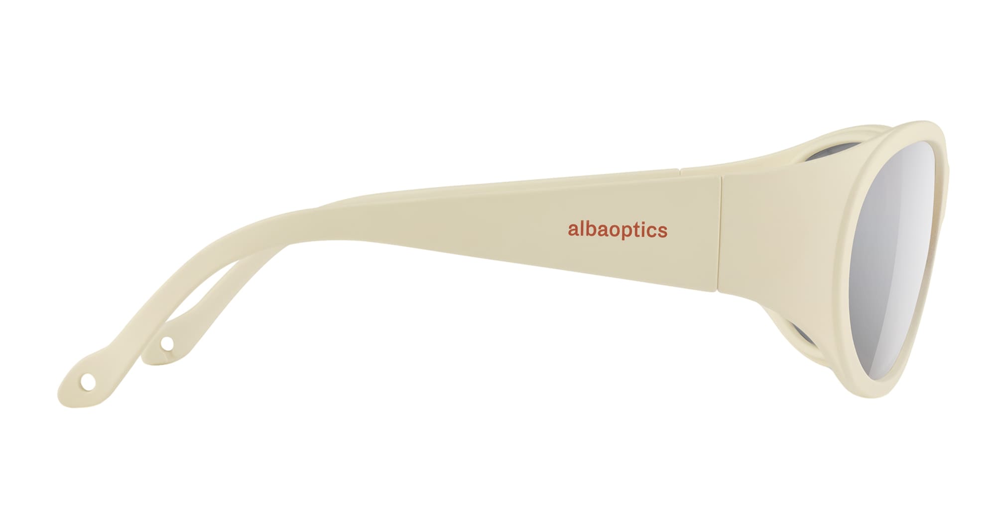 Ottica Mondello Roma - Alba Optics - 8050054512228 - ANVMA 99 - VANILLA / VZUM ALU - Tr90 - shape Oval - beige - EYEWEAR - SUNGLASSES - Uomo,Men - lens Grey - Made In Italy