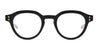Ottica Mondello Roma - Akoni - AKX-520A-46 - WISE THREE - BLACK / 12K GOLD RX - acetate, titanium  - shape Pantos - Black, gold - EYEWEAR - EYEGLASSES - Unisex,Uomo,Donna,Women,Men - lens Clear - Made In Japan
