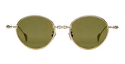 Ottica Mondello Roma - Kuboraum - KRSH67GD0000004K - MASK H67 GD - GOLD - Titanium - shape Round - Gold - EYEWEAR - SUNGLASSES - Unisex,Uomo,Donna,Women,Men - lens Green - Made In Italy