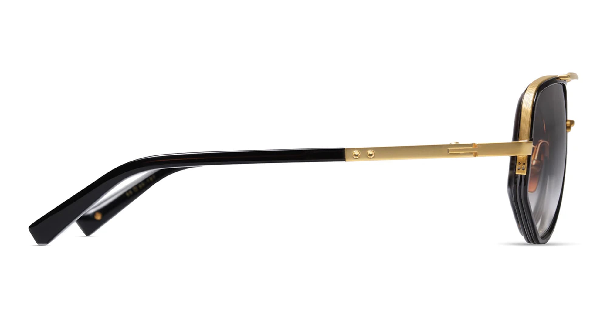 Ottica Mondello Roma - DITA - DTS463-A-01 - MACH-X - BLACK GLASS / MATTE YELLOW GOLD - acetate, titanium  - shape  - Black, gold - EYEWEAR - SUNGLASSES - Donna,Women - lens  - Made In Japan