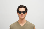 Ottica Mondello Roma - Mykita - 10082815 - KIENE - C178 CHILLED RAW BLACK HAVANA / SILVER - Acetate - shape Squared - Black - EYEWEAR - SUNGLASSES - Uomo,Men - lens Grey - Made In Germany