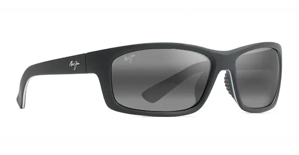 Ottica Mondello Roma - Maui Jim - MJ0766S-001 - KANAIO COAST - MATTE BLACK / NEUTRAL GREY - nylon - shape Squared - Black - EYEWEAR - SUNGLASSES - Unisex,Uomo,Donna,Women,Men - lens Grey - Made In Japan