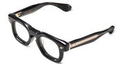 Ottica Mondello Roma - Tanabiku - DT-02B - FUJI - BLACK - Acetate - shape Wellington - Black - EYEWEAR - EYEGLASSES - Unisex,Uomo,Donna,Women,Men - lens Clear - Made In Japan