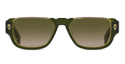 Ottica Mondello Roma - T HENRI - NCTR - NETTUNO - TREFOIL - Acetate - shape Oval - green, gold - EYEWEAR - SUNGLASSES - Unisex,Uomo,Donna,Women,Men - lens Gradient green - Made In Japan