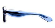 Ottica Mondello Roma - Paloceras - pebble-ice-blue-dx - PEBBLE - ICE BLUE DX - Acetate - shape Cat-eye - blue - EYEWEAR - SUNGLASSES - Unisex,Uomo,Donna,Women,Men - lens red - Made In China