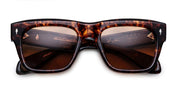 Ottica Mondello Roma - Jacques Marie Mage - JMMCASH-15D - JOHNNY CASH BY JMM: CASH - SAMOA - Acetate - shape Squared - Tortoise - EYEWEAR - SUNGLASSES - Uomo,Men - lens orange - Made In Japan