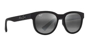 Ottica Mondello Roma - Maui Jim - MJ0668S-001 - MAOLI - MATTE BLACK / NEUTRAL GREY - nylon - shape Panto - Black - EYEWEAR - SUNGLASSES - Unisex,Uomo,Donna,Women,Men - lens Grey - Made In Japan
