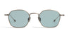 Ottica Mondello Roma - Peter and May - TT2AGK - TT2 THE WAY - ANTIQUE GOLD KALLA - Titanium - shape Squared - Gold - EYEWEAR - SUNGLASSES - Uomo,Men - lens Blue - Made In Japan