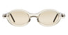 Ottica Mondello Roma - Kuboraum - KRS0P6CHP000002M - MASK P6 CHP - CHAMPAGNE - Acetate - shape Oval - Champagne - EYEWEAR - SUNGLASSES - Unisex,Uomo,Donna,Women,Men - lens light brown - Made In Italy