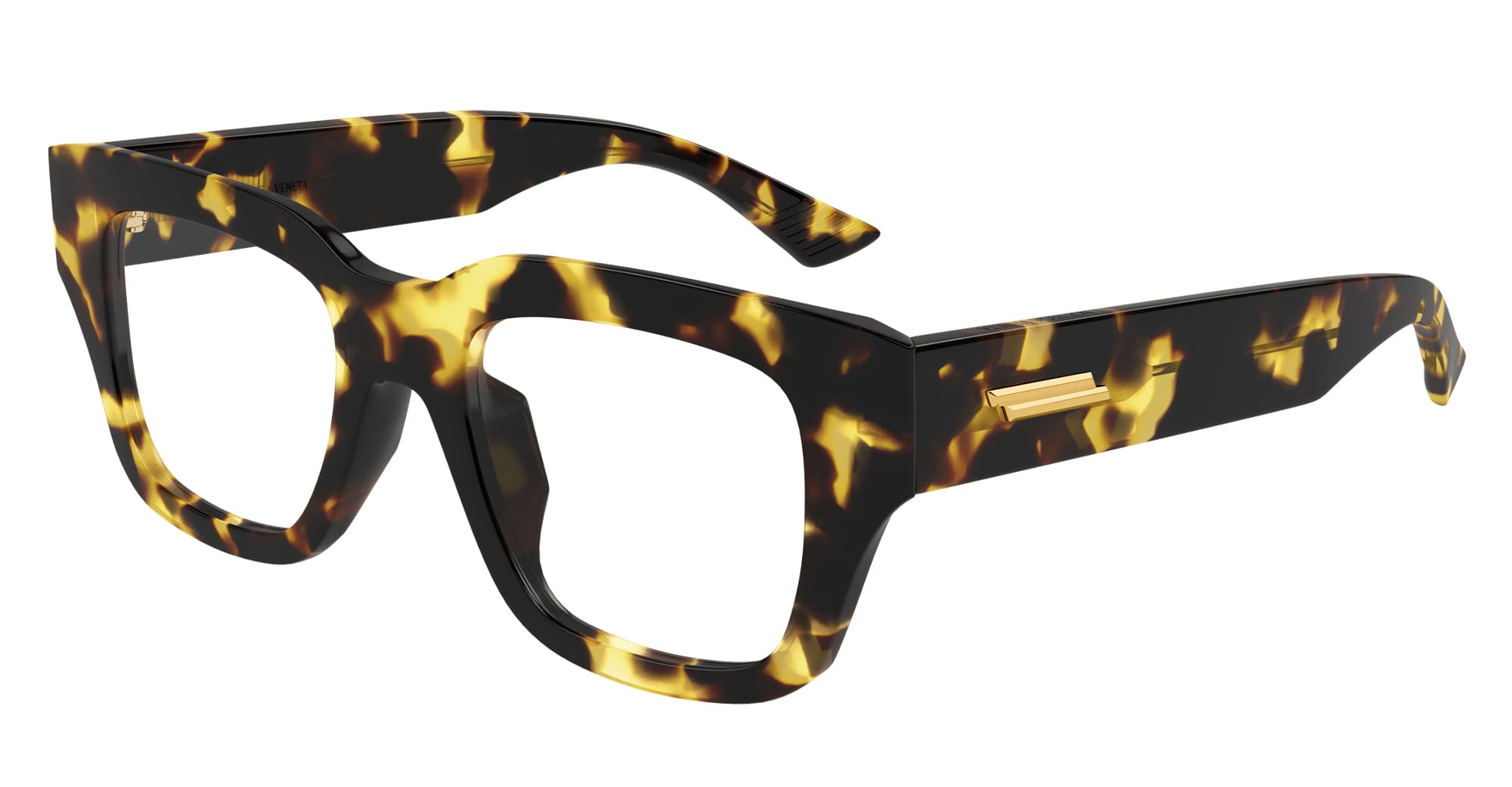 Ottica Mondello Roma - Bottega Veneta - BV1361O-007 - BV1361O-007 - HAVANA RX - Acetate - shape Squared - Havana - EYEWEAR - EYEGLASSES - Unisex,Uomo,Donna,Women,Men - lens Clear - Made In Japan