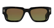 Ottica Mondello Roma - T HENRI - TAEE - TAYCAN - PETRA - Acetate - shape Squared - Havana - EYEWEAR - SUNGLASSES - Unisex,Uomo,Donna,Women,Men - lens Gradient green - Made In Japan