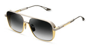 Ottica Mondello Roma - DITA - DES011-A-03 - EPILUXURY 11 - BLACK PALLADIUM / 22K YELLOW GOLD - Acetate, titanium - shape Navigator - Black, gold - EYEWEAR - SUNGLASSES - Uomo,Men - lens Gradient grey - Made In Japan