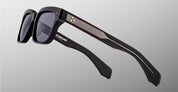 Ottica Mondello Roma - Jacques Marie Mage - JMMMLX-58 - MOLINO 55 - RAVEN - Acetate - shape Rectangular - Black - EYEWEAR - SUNGLASSES - Unisex,Uomo,Donna,Women,Men - lens Grey - Made In Japan