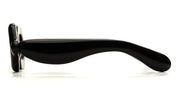 Ottica Mondello Roma - Paloceras - DB-SX - PEBBLE - Double Black SX - Acetate - shape Squared - Black - EYEWEAR - SUNGLASSES - Unisex,Uomo,Donna,Women,Men - lens Gradient grey - Made In China