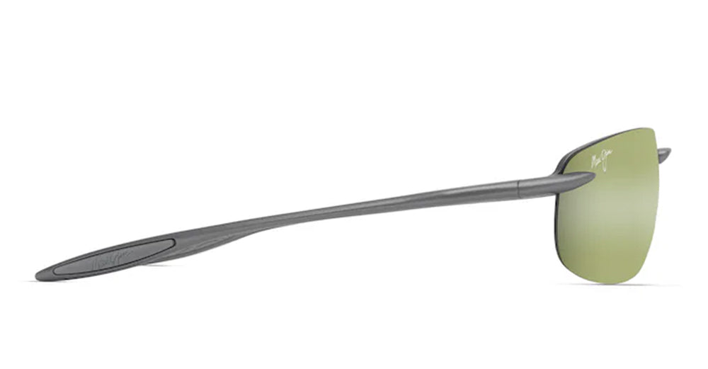 Ottica Mondello Roma - Maui Jim - MJ0676S-019 - HO'OKIPA ULTRA - METAL MATTE GREY / HT PHOTOCHROM. - nylon - shape Oval - grey - EYEWEAR - SUNGLASSES - Unisex,Uomo,Donna,Women,Men - lens Green - Made In Italy
