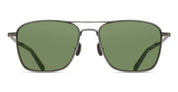 Ottica Mondello Roma - Matsuda - M3135.SG.AG.56 - M3135 - ANTIQUE SILVER / SAGE GREEN - Titanium - shape Navigator - Silver - EYEWEAR - SUNGLASSES - Unisex,Uomo,Donna,Women,Men - lens Green - Made In Japan