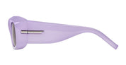G180 violet square sunglasses