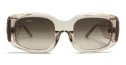 Ottica Mondello Roma - LINDA FARROW - LFL1504C3SUN - CELESTE - ASH / ROSE GOLD - Acetate - shape Squared - Champagne - EYEWEAR - SUNGLASSES - Donna,Women - lens Gradient brown - Made In Japan