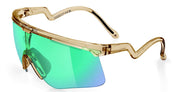 Ottica Mondello Roma - Alba Optics - 8050054517636 - DELTA - SMOKE GLOSSY / VZUM F-LENS BTL - Tr90 - shape Mask - brown - EYEWEAR - SUNGLASSES - Unisex,Uomo,Donna,Women,Men - lens blue green - Made In Italy