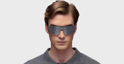 Ottica Mondello Roma - Mykita - 10301218 - MR008 MH82 - Cashmere Silver / Black / Silver Lens - stainless steel - shape Mask - silver, black - EYEWEAR - SUNGLASSES - Unisex,Uomo,Donna,Women,Men - lens silver - Made In Germany