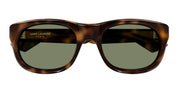 Ottica Mondello Roma - Saint Laurent - SL 815 ROMY-002 - SL 815 ROMY-002 - HAVANA - Acetate - shape Round - Black - EYEWEAR - SUNGLASSES - Donna,Women - lens Green - Made In Italy