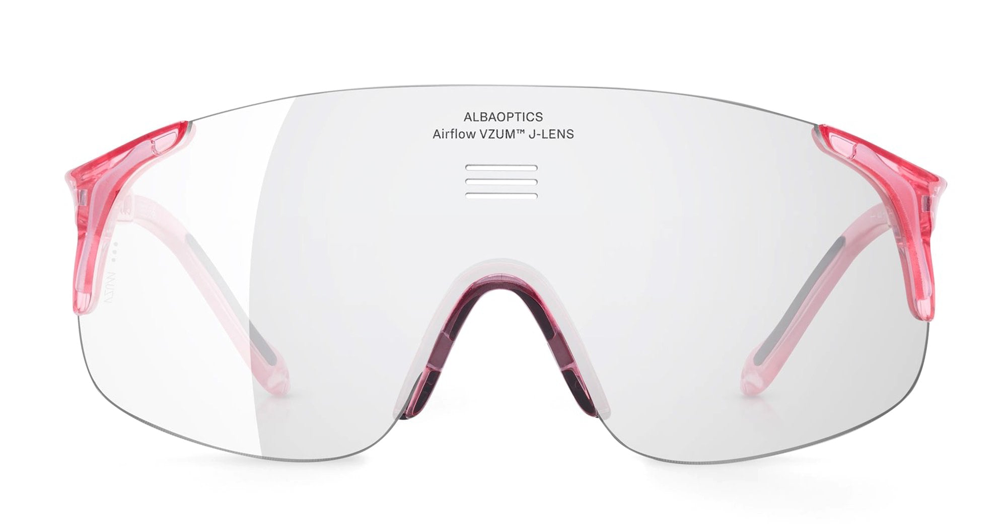  VZUM SUPER ALU - Tr90 - shape Mask - fuchsia - EYEWEAR - SUNGLASSES - Unisex,Uomo,Donna,Women,Men - lens Grey - Made In Italy