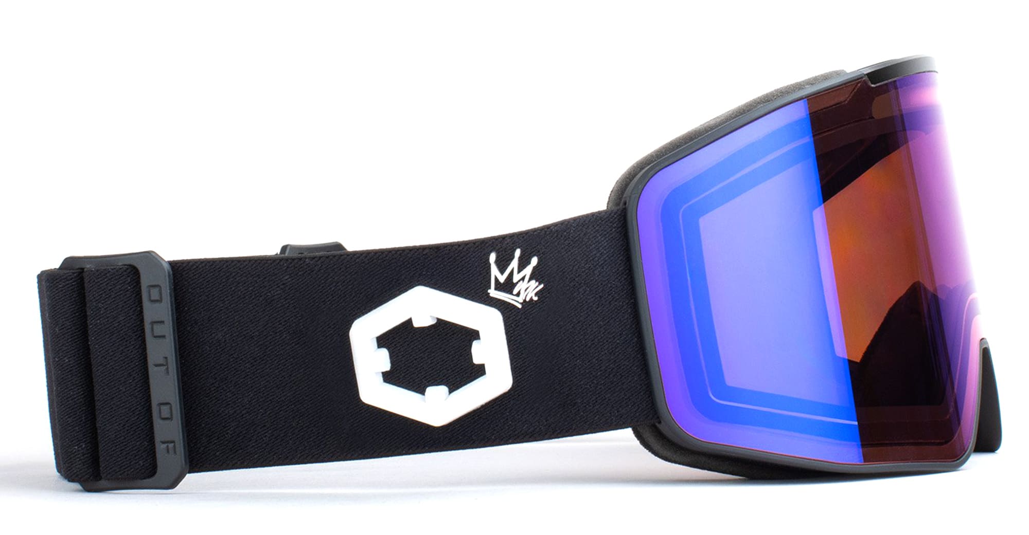 Ottica Mondello Roma - Out Of - XG149886 - ELECTRA 3 - MK3 CROWN BLACK / IRID BLUE - Acetate - shape  - black, white - EYEWEAR - GOGGLES - Unisex,Uomo,Donna,Women,Men - lens  - Made In Italy