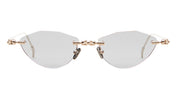 Ottica Mondello Roma - Kuboraum - KRSH64PG0000004G - MASK H64 - ROSE GOLD - Metal - shape Cat-eye - rose gold - EYEWEAR - SUNGLASSES - Unisex,Uomo,Donna,Women,Men - lens light grey - Made In Italy