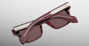 Ottica Mondello Roma - Jacques Marie Mage - JMMML-R7 - MOLINO - BORDEAUX EMPIRE - Acetate - shape Rectangular - blue - EYEWEAR - SUNGLASSES - Unisex,Uomo,Donna,Women,Men - lens Brown - Made In Japan