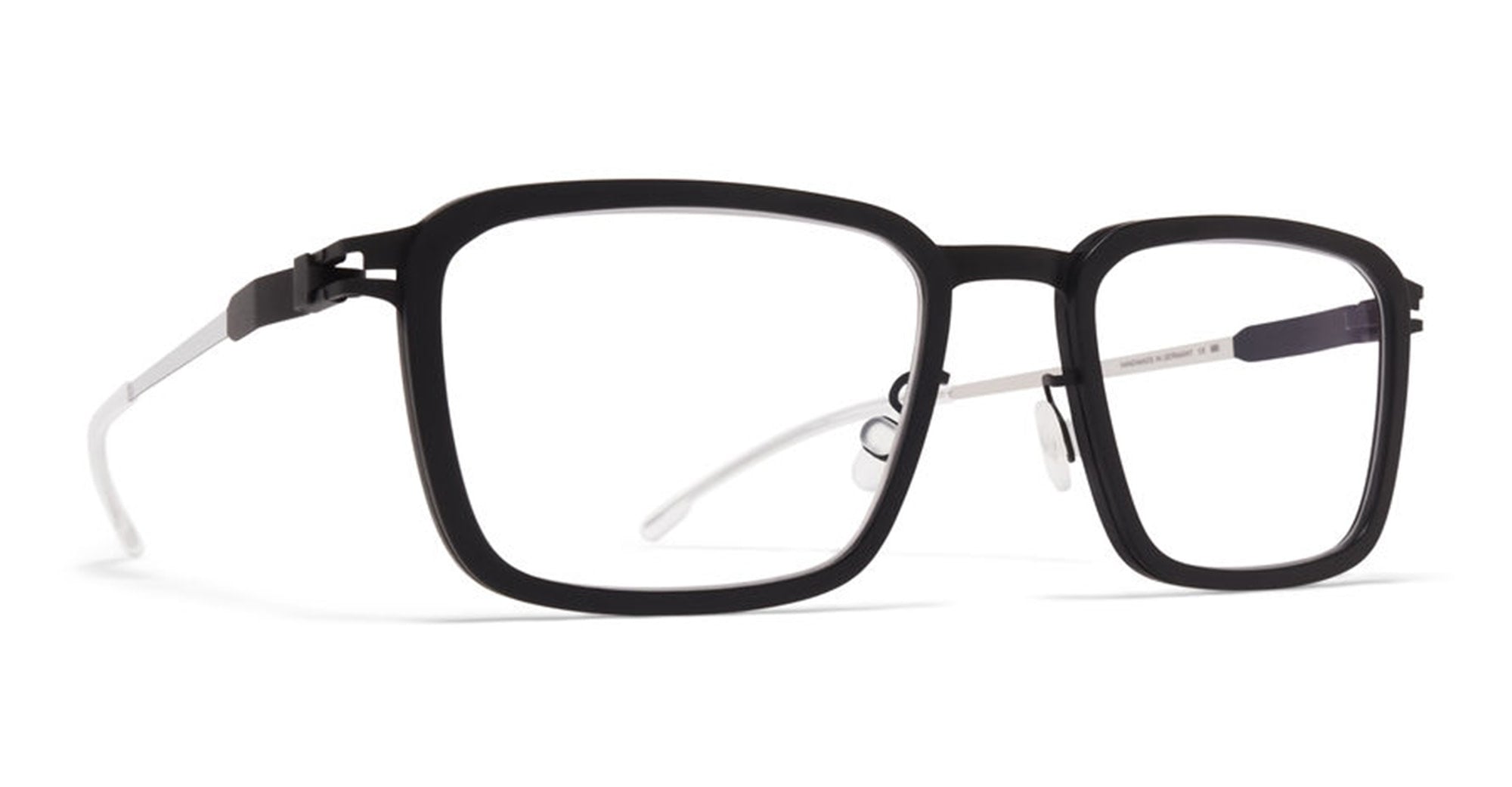  Chilled Raw Black RX - stainless steel - shape Rectangular - Black - EYEWEAR - EYEGLASSES - Unisex,Uomo,Donna,Women,Men - lens Clear - Made In Germany