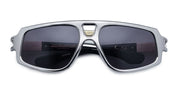 Ottica Mondello Roma - Jacques Marie Mage - JMMSRF-16K - SCARFACE - PLATINUM - titanium, acetate - shape Navigator - Silver - EYEWEAR - SUNGLASSES - Uomo,Men - lens Black - Made In Japan