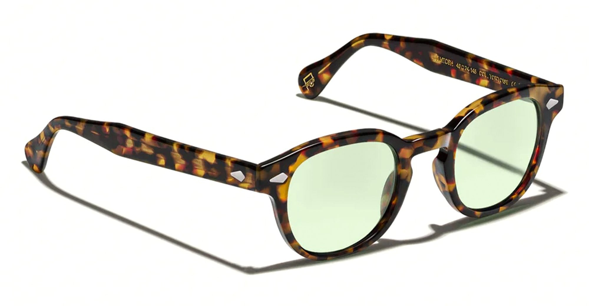  CUSTOM LIMELIGHT LENS - Acetate - shape Classic - Tortoise - EYEWEAR - SUNGLASSES - Unisex,Uomo,Donna,Women,Men - lens Green - Made In China