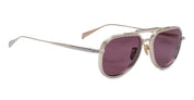 Ottica Mondello Roma - Jacques Marie Mage - JMMMD-22 - COMMANDER - CHAMPAGNE - Titanium - shape Pilot - Gold - EYEWEAR - SUNGLASSES - Unisex,Uomo,Donna,Women,Men - lens burgundy - Made In Japan
