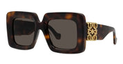 Ottica Mondello Roma - Loewe - LW40176U5152E - MAXI ANAGRAM LW40176U - HAVANA - Acetate - shape Squared - Havana - EYEWEAR - SUNGLASSES - Donna,Women - lens Brown - Made In Italy